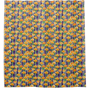 Marigolds and Moonbeams Shower Curtain