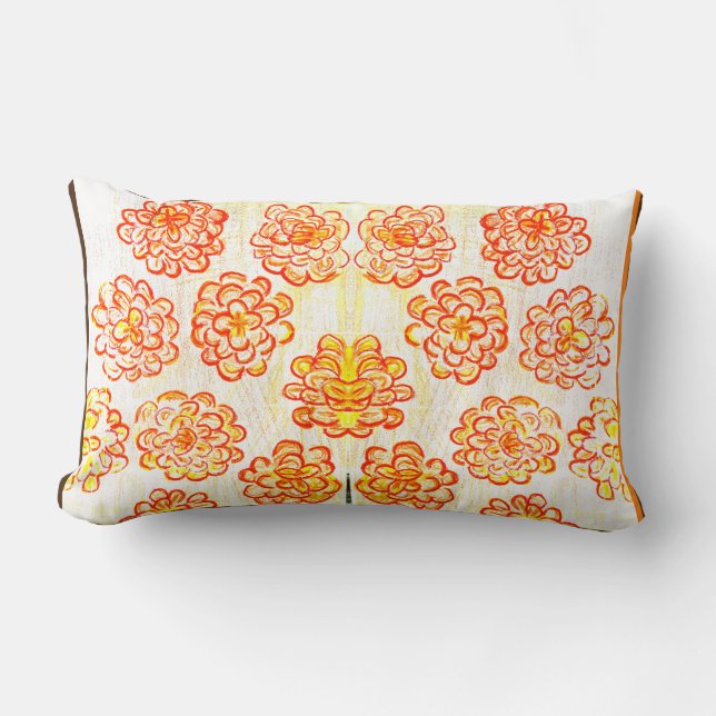 Marigolds Lumbar Cushion (Front)