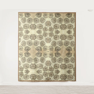 Marigolds Sepia Tapestry