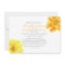 Marigolds watercolor yellow wedding invite