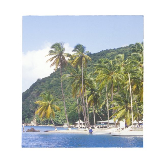 Marigot Bay, St. Lucia, Caribbean Notepad (Front)