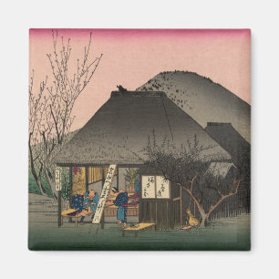 Mariko, 53 stations of the Tokaido Road, Hiroshige Magnet
