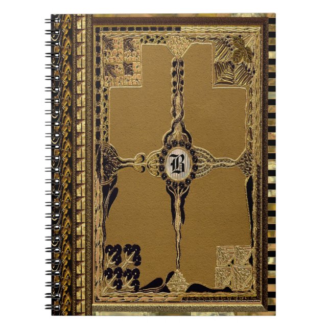 Marilayne Latoire Victorian Goth Monogram Notebook (Front)