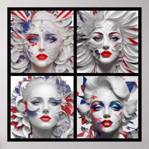 marilyn evita paper girls ink 4/4 all in one poster