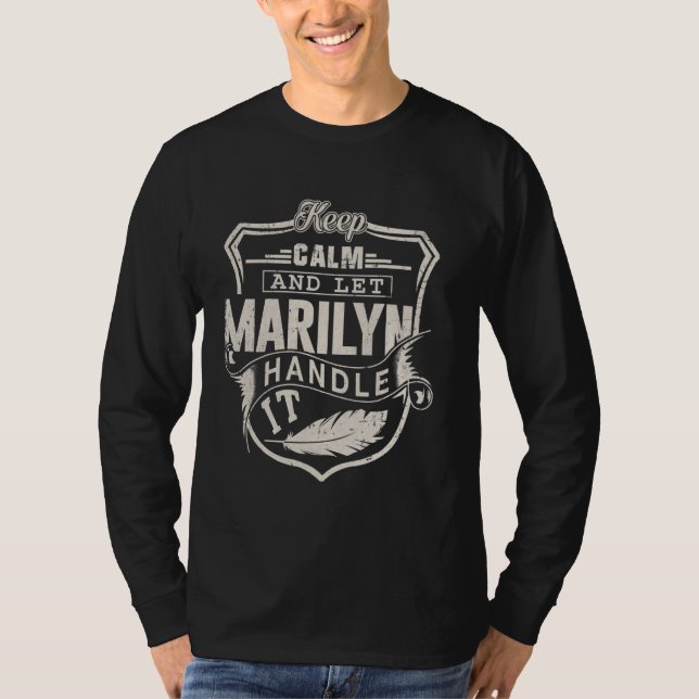 Marilyn First Name Shirt Marilyn Name Birthday (Front)