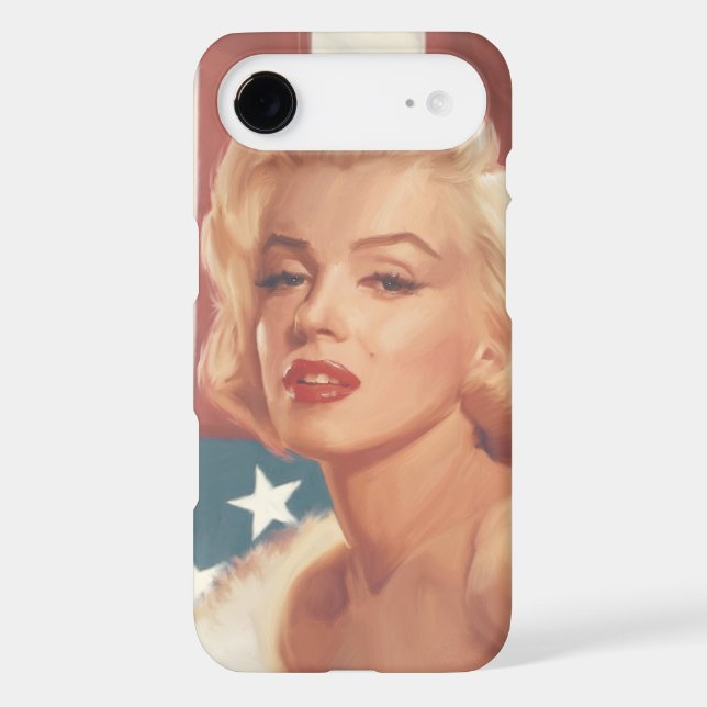 Marilyn Flag Case-Mate iPhone Case (Back)