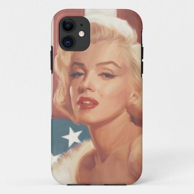 Marilyn Flag Case-Mate iPhone Case (Back)