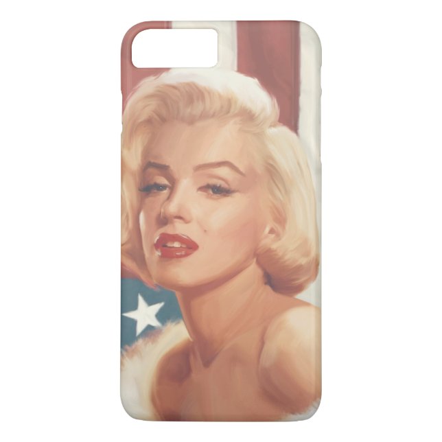 Marilyn Flag Case-Mate iPhone Case (Back)