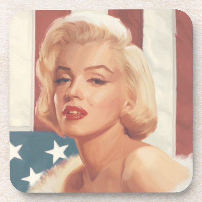 Marilyn Flag Coaster (Front)