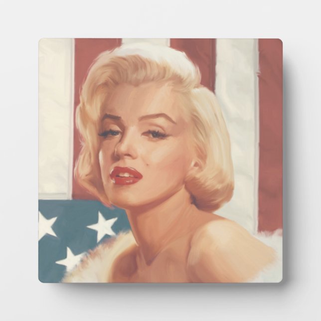 Marilyn Flag Plaque (Front)