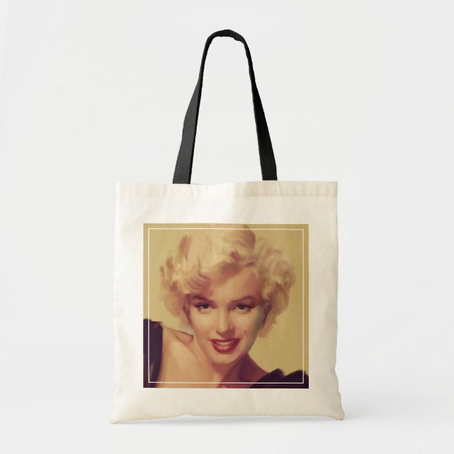 Marilyn in Black Tote Bag (Front)