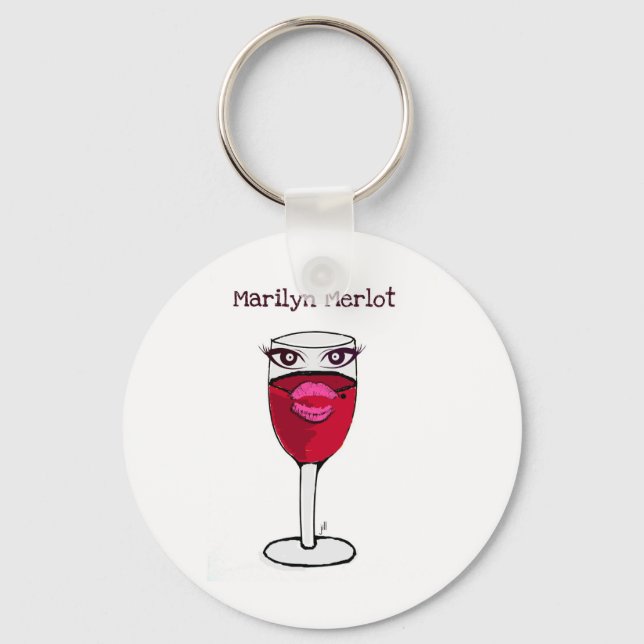 MARILYN MERLOT...WINE PRINT BY JILL KEY RING (Front)