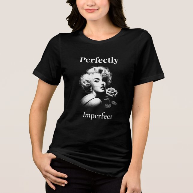 Marilyn Perectly imperfect Tri-Blend Shirt (Front)