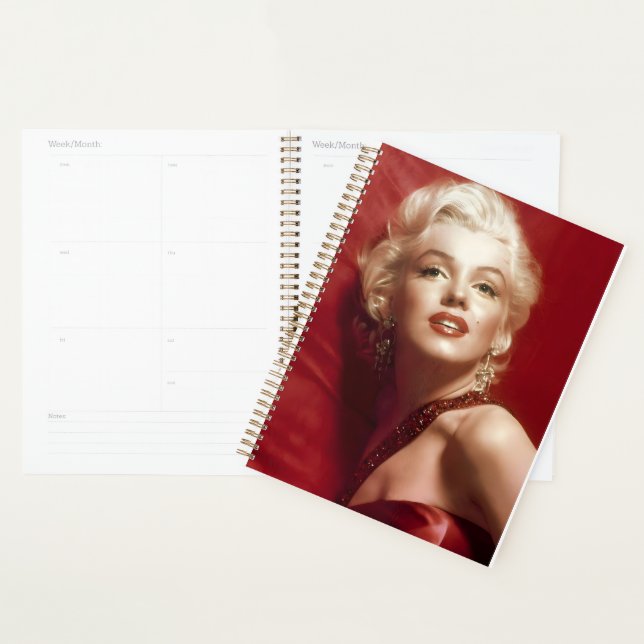 Marilyn vintage poster planner (Display)