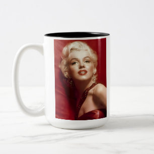 Marilyn vintage poster Two-Tone coffee mug