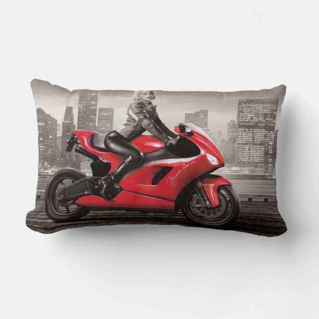 Marilyn's Motorcycle Lumbar Cushion (Front)
