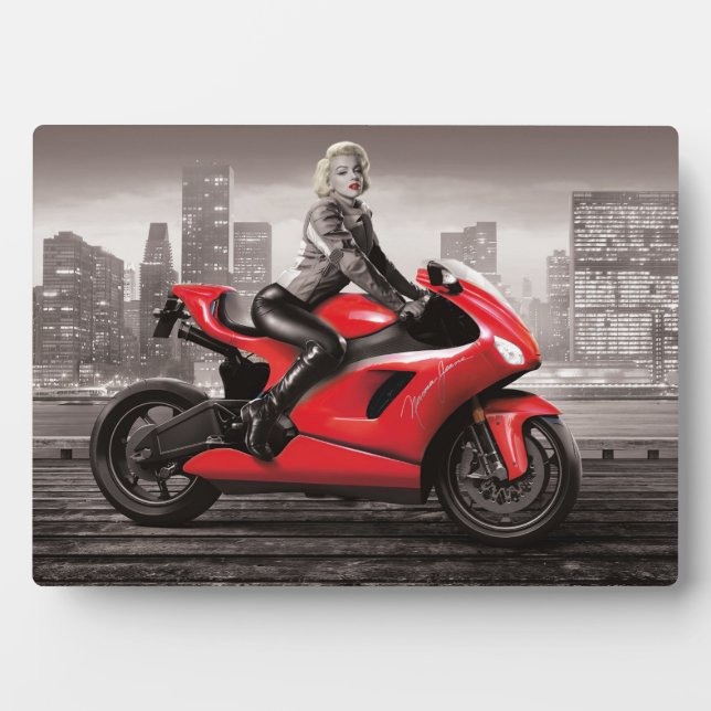 Marilyn's Motorcycle Plaque (Front)