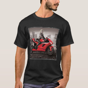 Marilyn's Motorcycle T-Shirt