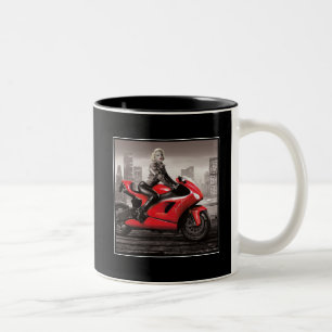 Marilyn's Motorcycle Two-Tone Coffee Mug