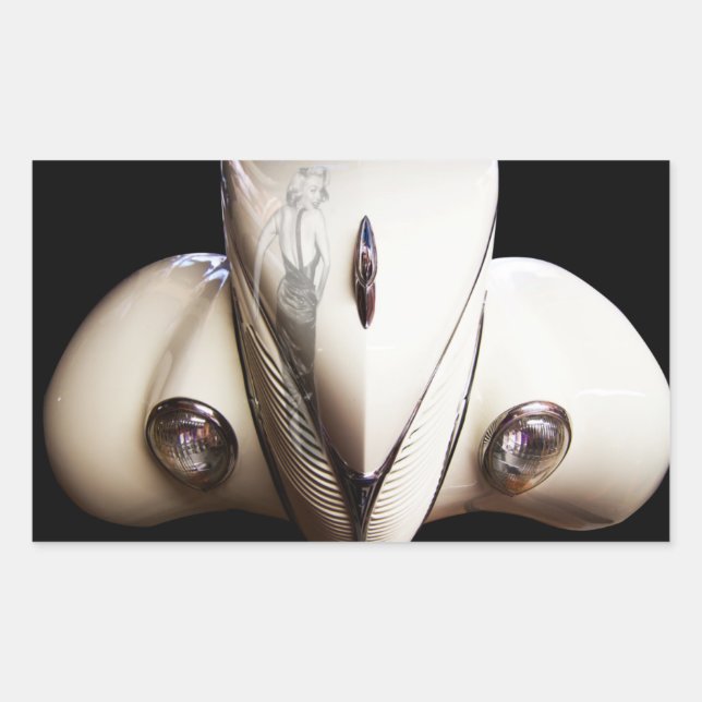 Marilyn's Ride Rectangular Sticker (Front)