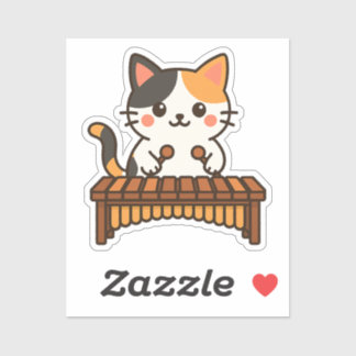 Marimba Calico Cat Art
