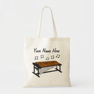 Marimba Custom Tote Bag Percussionist Musician