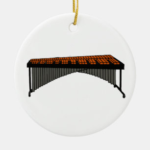 Marimba Design Graphic 1 Ceramic Tree Decoration