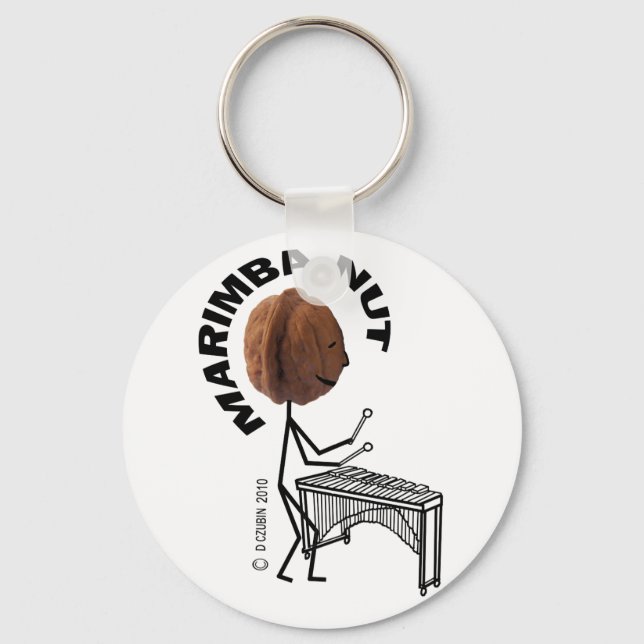 Marimba Nut Key Ring (Front)