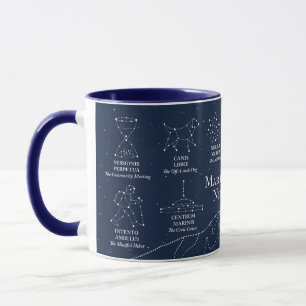 Marin County Night Sky 11 oz mug blue