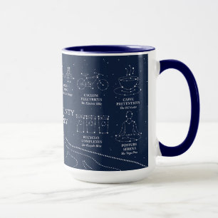 Marin County Night Sky 15 oz mug blue