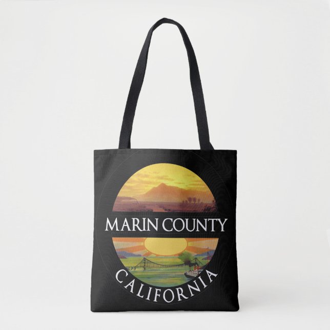 Marin County Tote Bag (Front)
