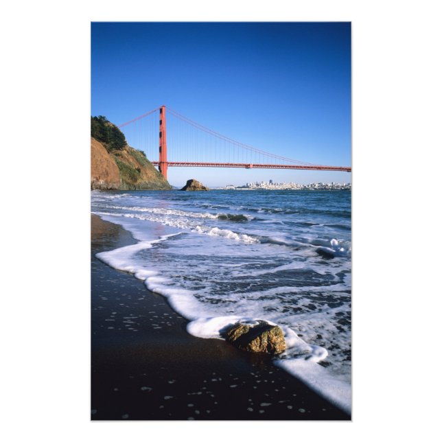 Marin Headlands, Golden Gate Bridge; San Photo Print (Front)