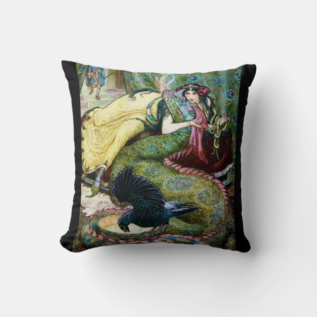 Marina and the Dragon Cushion (Front)