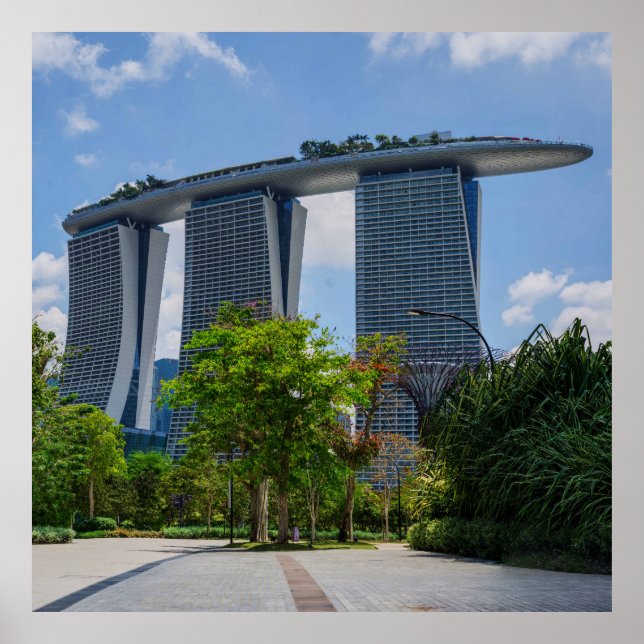 Marina Bay Sands Hotel Singapore Poster (Front)
