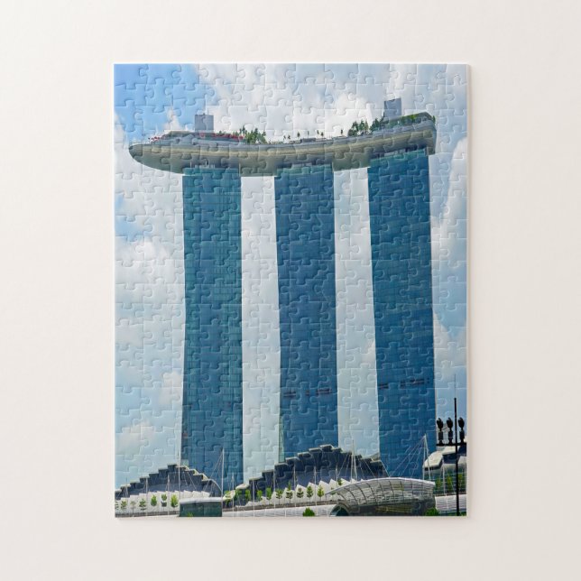 Marina Bay Sands Singapore. Jigsaw Puzzle (Vertical)