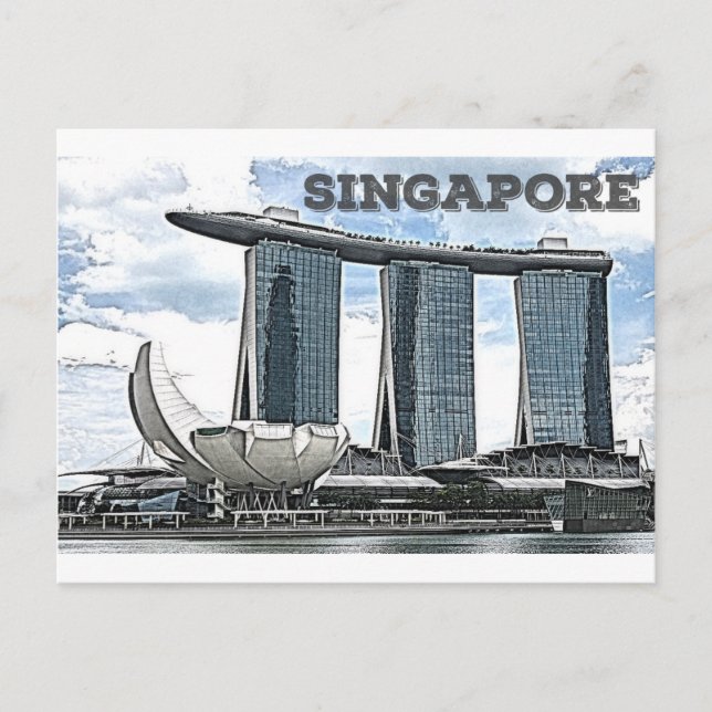 Marina Bay Sands - Singapore Postcard (Front)
