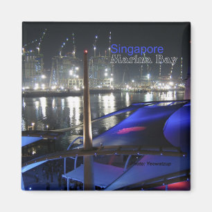 Marina Bay Singapore Travel Fridge Magnets