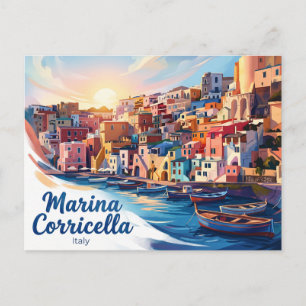Marina Corricella Italy Postcard