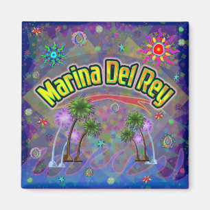 Marina Del Ray Noble Voyage Magnet