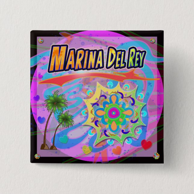 Marina Del Ray True Progress Button (Front)