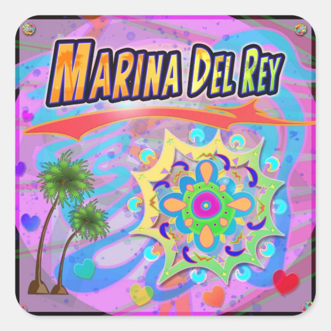 Marina Del Ray True Progress Sticker (Front)