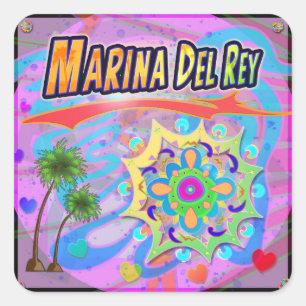 Marina Del Ray True Progress Sticker