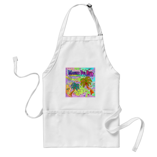 Marina Del Ray Vacation Target Coaster Standard Apron (Front)