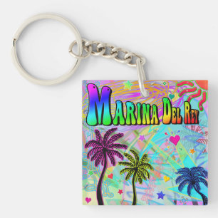 Marina Del Ray Vivid Romance Keychain