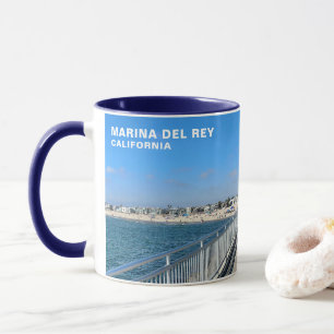 Marina Del Rey, CA - Beach / Channel Mug