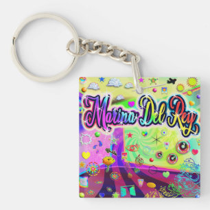 Marina Del Rey Cool Energy Keychain