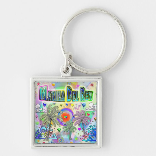 Marina Del Rey Deep Dream Keychain (Front)