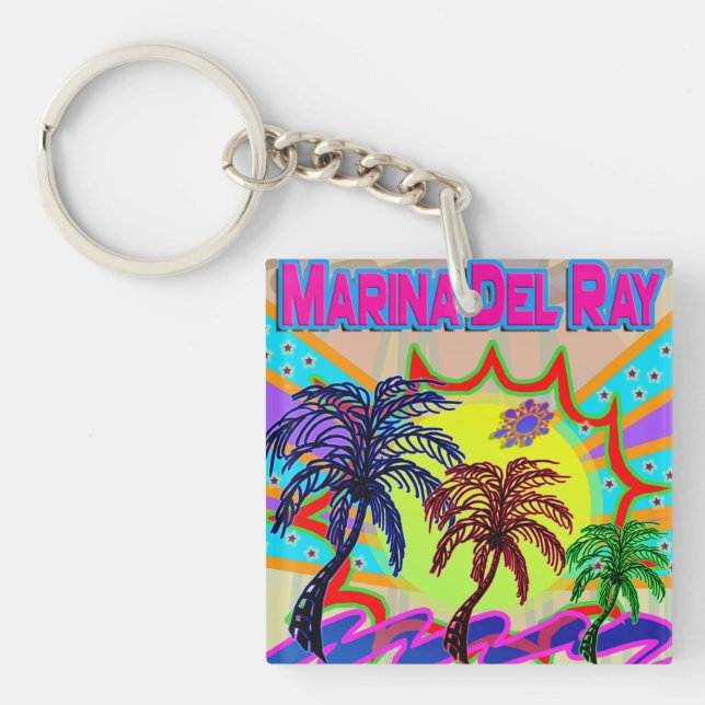 Marina Del Rey Eternal Keychain (Front)