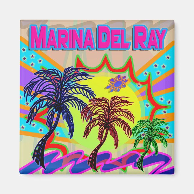 Marina Del Rey Eternal Magnet (Front)
