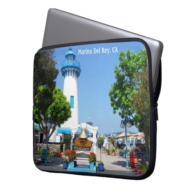 Marina Del Rey Laptop Sleeve! Laptop Sleeve (Front Left)